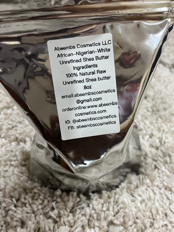 Shea Butter - Raw Unrefined - Authentic and 100 % African Nigeria Grade A - 1 pound(16oz) - by  Abeembs Cosmetics LLC